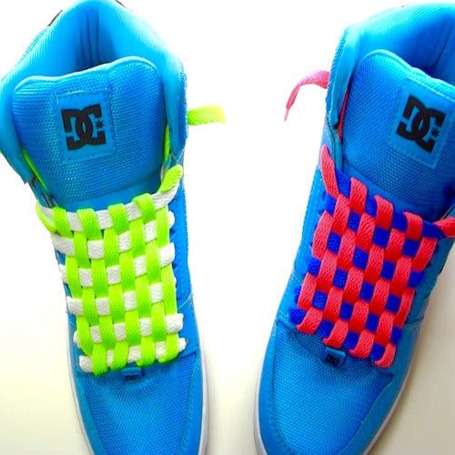 Curated visual reference: Visual Reference: Lacing Designs